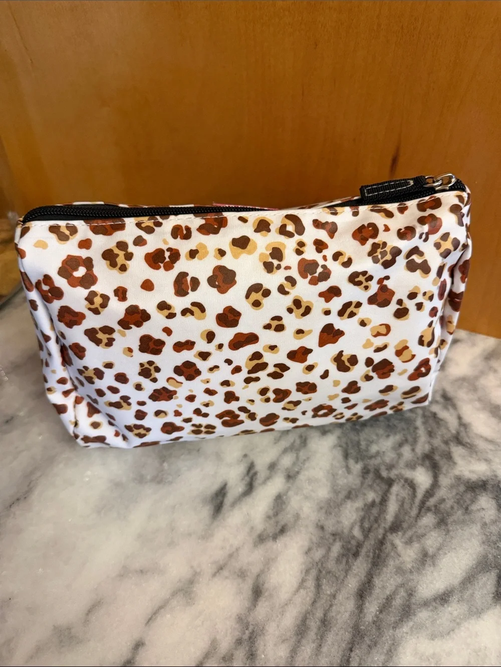 SCOUT Packin' Heat makeup bag in leopard 🐆 print pattern